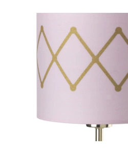 LAMPADA DA TAVOLO "ROSITA" ORO E ROSA, E14